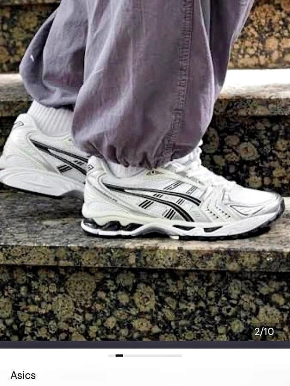 ASICS Gel-Kayano 14 White Midnight White & midnight, blue Athletic Shoes
